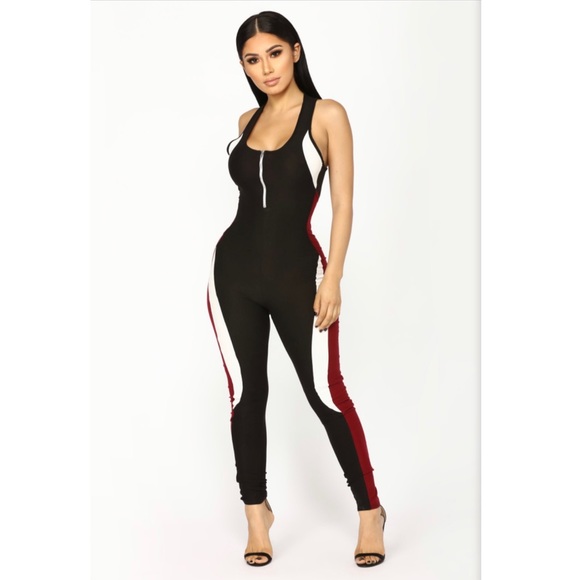 Fashion Nova Pants - Open back jumpsuit